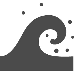 津波のフリーアイコン1 アイコン素材ダウンロードサイト Icooon Mono 商用利用可能なアイコン素材が無料 フリー ダウンロードできるサイト