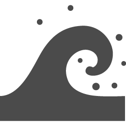 津波のフリーアイコン1 アイコン素材ダウンロードサイト Icooon Mono 商用利用可能なアイコン 素材が無料 フリー ダウンロードできるサイト