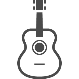 アコースティックギターのイラスト3 アイコン素材ダウンロードサイト Icooon Mono 商用利用可能なアイコン素材が無料 フリー ダウンロードできるサイト