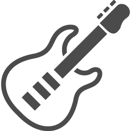 エレキギターのアイコン1 アイコン素材ダウンロードサイト Icooon Mono 商用利用可能なアイコン 素材が無料 フリー ダウンロードできるサイト