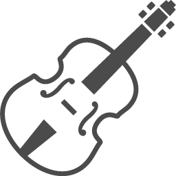 バイオリンのアイコン2 アイコン素材ダウンロードサイト Icooon Mono 商用利用可能なアイコン素材が無料 フリー ダウンロードできるサイト