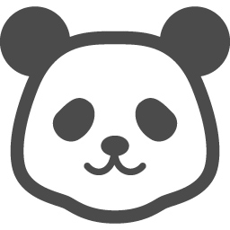 パンダの顔アイコン3 アイコン素材ダウンロードサイト Icooon Mono 商用利用可能なアイコン素材 が無料 フリー ダウンロードできるサイト