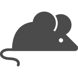 ネズミのアイコン1 アイコン素材ダウンロードサイト Icooon Mono 商用利用可能なアイコン素材が無料 フリー ダウンロードできるサイト