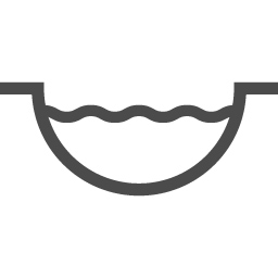 池もしくは川の断面図イラスト アイコン素材ダウンロードサイト Icooon Mono 商用利用可能なアイコン素材が無料 フリー ダウンロードできるサイト
