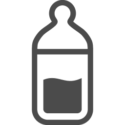 哺乳瓶の素材3 アイコン素材ダウンロードサイト Icooon Mono 商用利用可能なアイコン素材が無料 フリー ダウンロードできるサイト