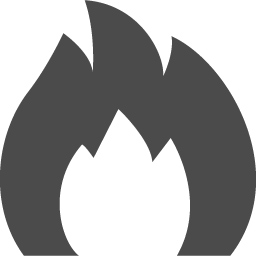 火のアイコン アイコン素材ダウンロードサイト Icooon Mono 商用利用可能なアイコン素材が無料 フリー ダウンロードできるサイト