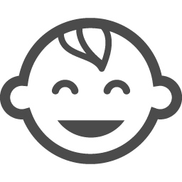 笑顔の赤ちゃんアイコン3 アイコン素材ダウンロードサイト Icooon Mono 商用利用可能なアイコン 素材が無料 フリー ダウンロードできるサイト