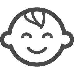 笑顔の赤ちゃんアイコン4 アイコン素材ダウンロードサイト Icooon Mono 商用利用可能なアイコン素材が無料 フリー ダウンロードできるサイト