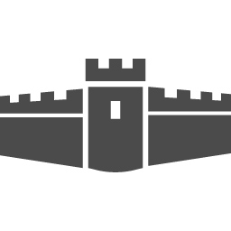 お城の素材12 アイコン素材ダウンロードサイト Icooon Mono 商用利用可能なアイコン素材が無料 フリー ダウンロードできるサイト