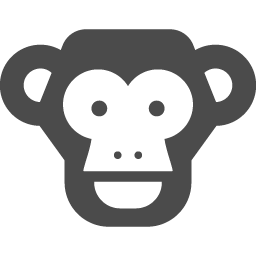 チンパンジー1 アイコン素材ダウンロードサイト Icooon Mono 商用利用可能なアイコン素材が無料 フリー ダウンロードできるサイト