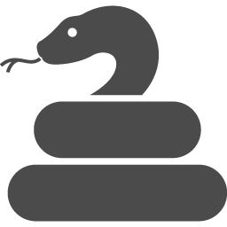 ヘビのの無料アイコン2 アイコン素材ダウンロードサイト Icooon Mono 商用利用可能なアイコン素材が無料 フリー ダウンロードできるサイト