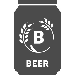 缶ビールアイコン2 アイコン素材ダウンロードサイト Icooon Mono 商用利用可能なアイコン素材が無料 フリー ダウンロードできるサイト