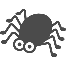 蜘蛛のイラスト2 アイコン素材ダウンロードサイト Icooon Mono 商用利用可能なアイコン素材が無料 フリー ダウンロードできるサイト