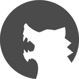 狼男アイコン6 アイコン素材ダウンロードサイト Icooon Mono 商用利用可能なアイコン素材が無料 フリー ダウンロードできるサイト