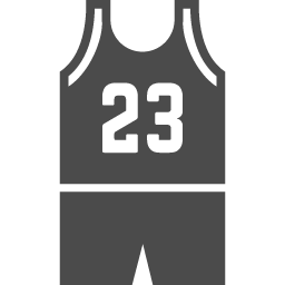 Basketball Uniforms 4 アイコン素材ダウンロードサイト Icooon Mono 商用利用可能なアイコン素材が無料 フリー ダウンロードできるサイト