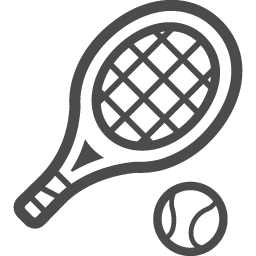 テニスの無料アイコン6 アイコン素材ダウンロードサイト Icooon Mono 商用利用可能なアイコン素材が無料 フリー ダウンロードできるサイト