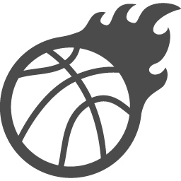 炎のバスケットボール アイコン素材ダウンロードサイト Icooon Mono 商用利用可能なアイコン素材が無料 フリー ダウンロードできるサイト