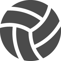 バレーボールの無料アイコン2 アイコン素材ダウンロードサイト Icooon Mono 商用利用可能なアイコン素材が無料 フリー ダウンロードできるサイト