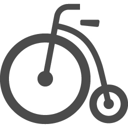 レトロな自転車アイコン アイコン素材ダウンロードサイト Icooon Mono 商用利用可能な アイコン素材が無料 フリー ダウンロードできるサイト