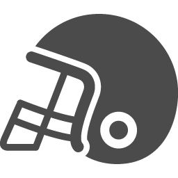 アメフトヘルメットアイコン1 | アイコン素材ダウンロードサイト 