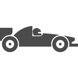 レースカーの無料アイコン1 アイコン素材ダウンロードサイト Icooon Mono 商用利用可能なアイコン素材が無料 フリー ダウンロードできるサイト