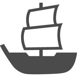 帆船アイコン1 アイコン素材ダウンロードサイト Icooon Mono 商用利用可能なアイコン素材が無料 フリー ダウンロードできるサイト
