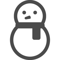 雪だるまの無料アイコン7 アイコン素材ダウンロードサイト Icooon Mono 商用利用可能なアイコン素材が無料 フリー ダウンロードできるサイト