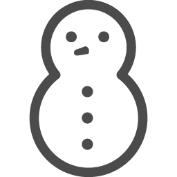 雪だるまアイコン8 アイコン素材ダウンロードサイト Icooon Mono 商用利用可能なアイコン素材が無料 フリー ダウンロードできるサイト