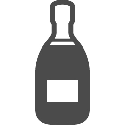 シャンパンの無料アイコン3 アイコン素材ダウンロードサイト Icooon Mono 商用利用可能なアイコン素材が無料 フリー ダウンロードできるサイト