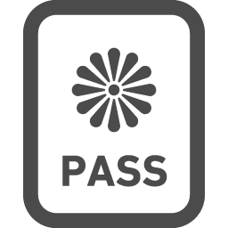 パスポートのフリーイラスト4 アイコン素材ダウンロードサイト Icooon Mono 商用利用可能なアイコン素材が無料 フリー ダウンロードできるサイト