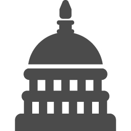 アメリカ合衆国議会議事堂アイコン1 アイコン素材ダウンロードサイト Icooon Mono 商用利用可能なアイコン素材が無料 フリー ダウンロードできるサイト