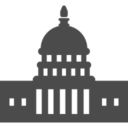 アメリカ合衆国議会議事堂アイコン2 アイコン素材ダウンロードサイト Icooon Mono 商用利用可能なアイコン素材が無料 フリー ダウンロードできるサイト