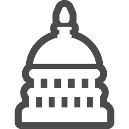 アメリカ合衆国議会議事堂アイコン3 アイコン素材ダウンロードサイト Icooon Mono 商用利用可能なアイコン素材が無料 フリー ダウンロードできるサイト
