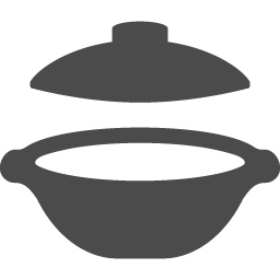 土鍋アイコン3 アイコン素材ダウンロードサイト Icooon Mono 商用利用可能なアイコン素材が無料 フリー ダウンロードできるサイト