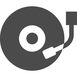 レコードプレーヤーの無料アイコン1 アイコン素材ダウンロードサイト Icooon Mono 商用利用可能なアイコン素材が無料 フリー ダウンロードできるサイト