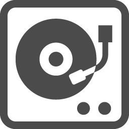 レコードプレーヤー2 アイコン素材ダウンロードサイト Icooon Mono 商用利用可能なアイコン 素材が無料 フリー ダウンロードできるサイト
