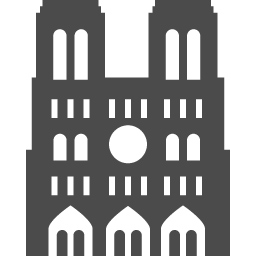 ノートルダム大聖堂のベクター素材 アイコン素材ダウンロードサイト Icooon Mono 商用利用可能なアイコン素材 が無料 フリー ダウンロードできるサイト