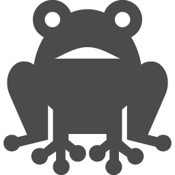 蛙アイコン6 アイコン素材ダウンロードサイト Icooon Mono 商用利用可能なアイコン素材が無料 フリー ダウンロードできるサイト