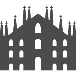 ミラノ大聖堂アイコン アイコン素材ダウンロードサイト Icooon Mono 商用利用可能なアイコン 素材が無料 フリー ダウンロードできるサイト