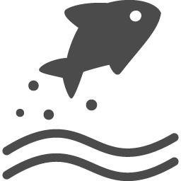 魚アイコン アイコン素材ダウンロードサイト Icooon Mono 商用利用可能なアイコン素材が無料 フリー ダウンロードできるサイト