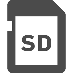 Sdカードの無料アイコン3 アイコン素材ダウンロードサイト Icooon Mono 商用利用可能なアイコン 素材が無料 フリー ダウンロードできるサイト